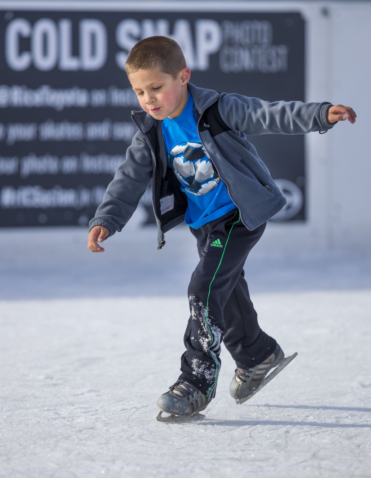 Piedmont Winterfest skating rink